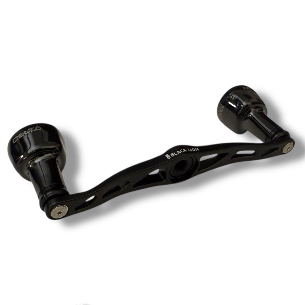 中壢鴻海釣具【LIVRE】 BLACK LION×LIVRE Cachalot bt 115 霧面黑色限量改裝握丸-細節圖7