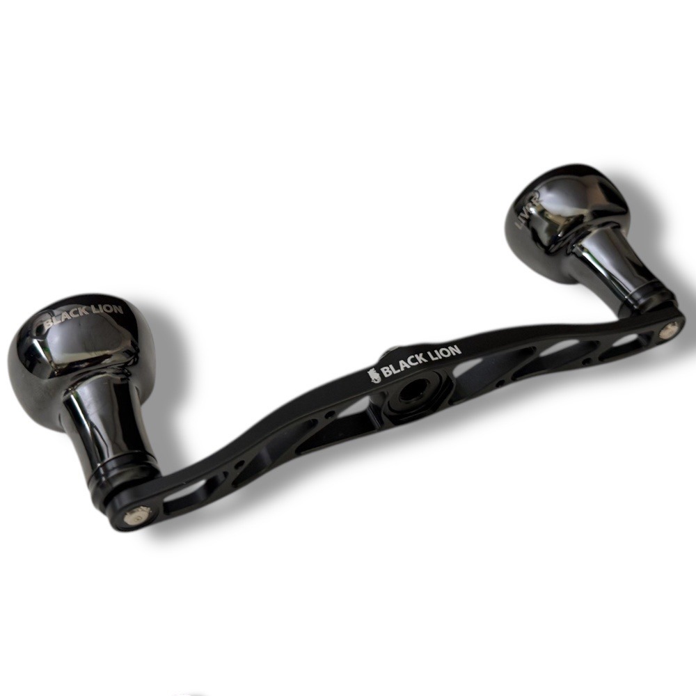 中壢鴻海釣具【LIVRE】BLACK LION×LIVRE Cachalot bt 120 霧面黑色限量改裝握丸-細節圖4