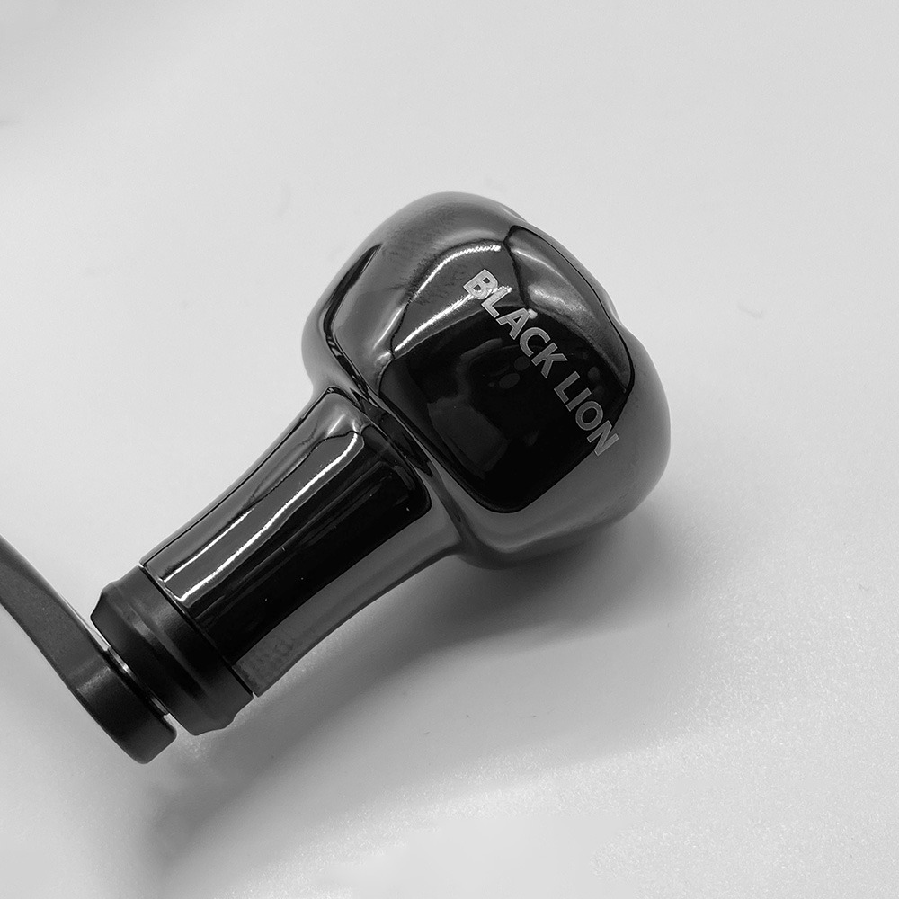 中壢鴻海釣具【LIVRE】BLACK LION×LIVRE Cachalot bt 120 霧面黑色限量改裝握丸-細節圖8