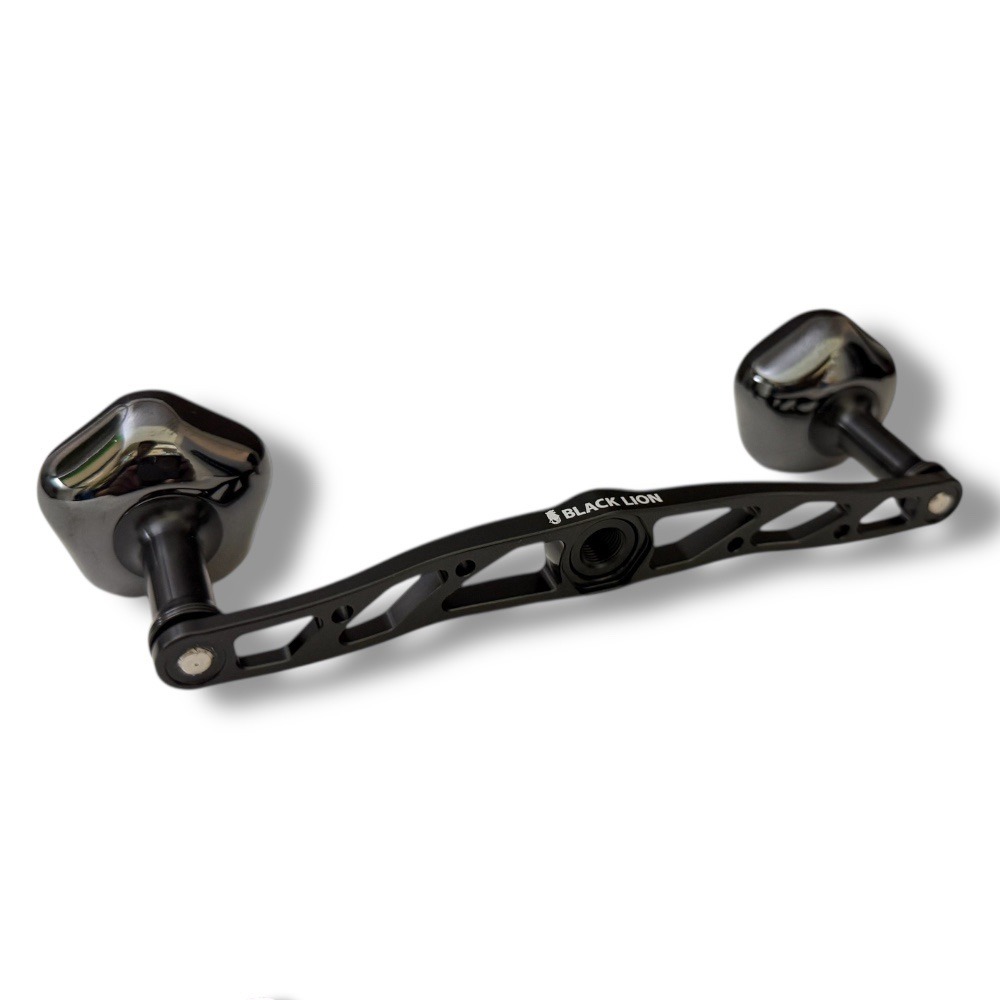 中壢鴻海釣具【LIVRE】 BLACK LION×LIVRE Cachalot bt 130 霧面黑色限量改裝握丸-細節圖5