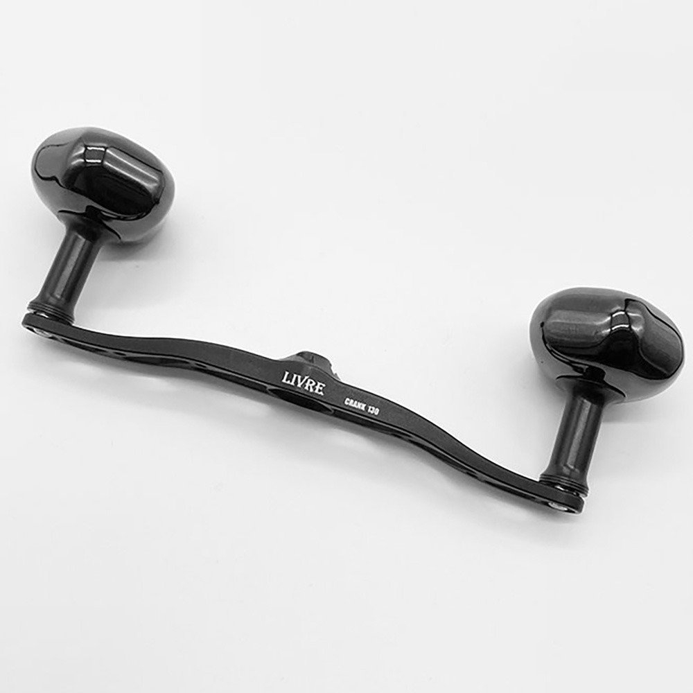 中壢鴻海釣具【LIVRE】 BLACK LION×LIVRE Cachalot bt 130 霧面黑色限量改裝握丸-細節圖7