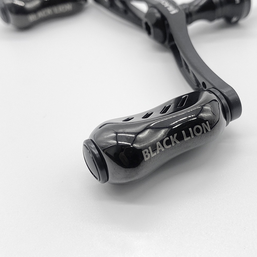 中壢鴻海釣具【LIVRE】BLACK LION×LIVRE Cachalot 98 Fino 霧面黑色限量改裝握丸-細節圖6