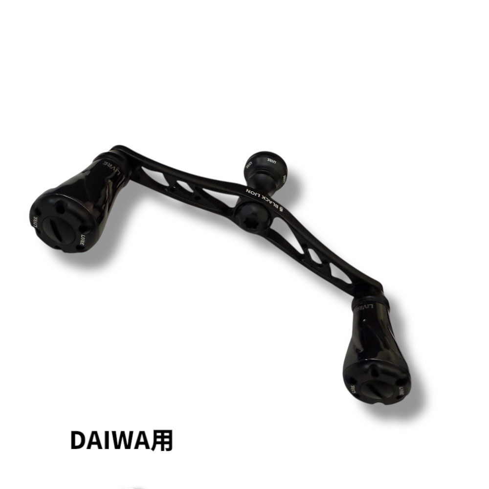 中壢鴻海釣具【LIVRE】 BLACK LION×LIVRE Cachalot 98 Forte 霧面黑色限量改裝握丸-細節圖4