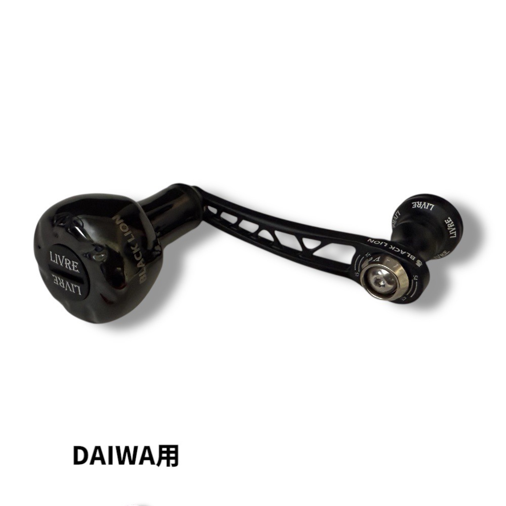 中壢鴻海釣具【LIVRE】BLACK LION×LIVRE Cachalot 30 LIMTED黑鈦×霧面黑限量改裝握丸-細節圖4