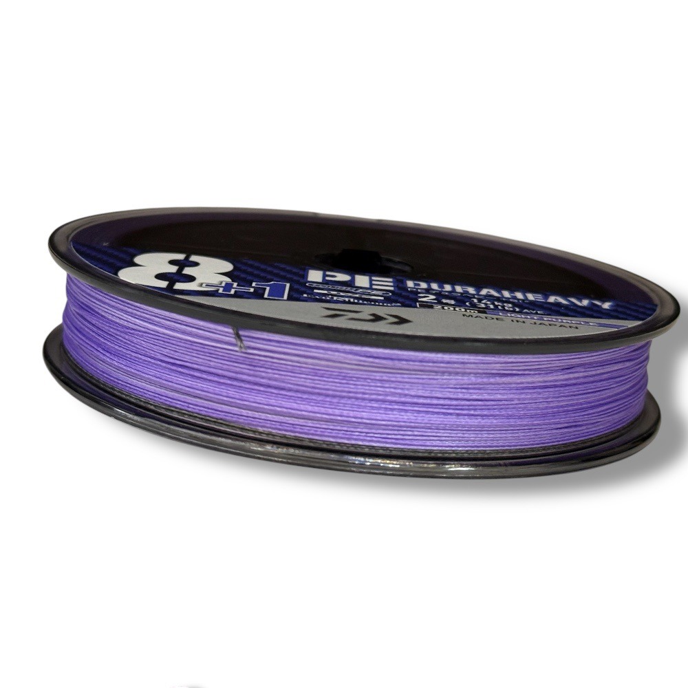 中壢鴻海釣具【DAIWA】UVF PE DURAHEAVY×8＋1＋Si2 高比重PE線 淺紫色 5色 200M-細節圖2