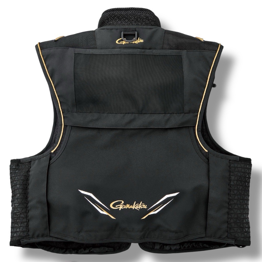 中壢鴻海釣具【gamakatsu】 GM-2331 半網狀釣魚背心 (25年款) GM2331 香魚背心-細節圖3
