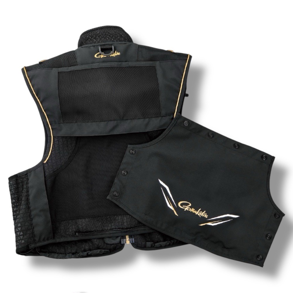 中壢鴻海釣具【gamakatsu】 GM-2331 半網狀釣魚背心 (25年款) GM2331 香魚背心-細節圖4