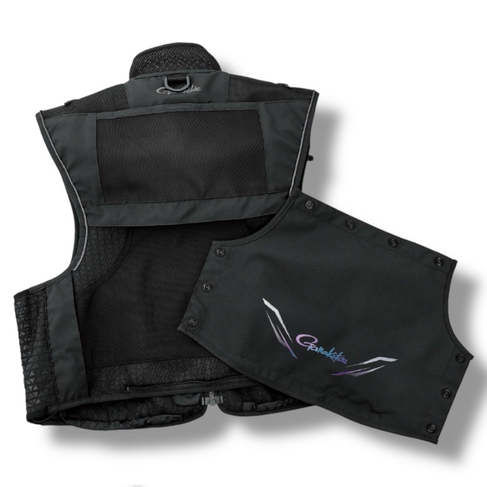 中壢鴻海釣具【gamakatsu】 GM-2331 半網狀釣魚背心 (25年款) GM2331 香魚背心-細節圖7