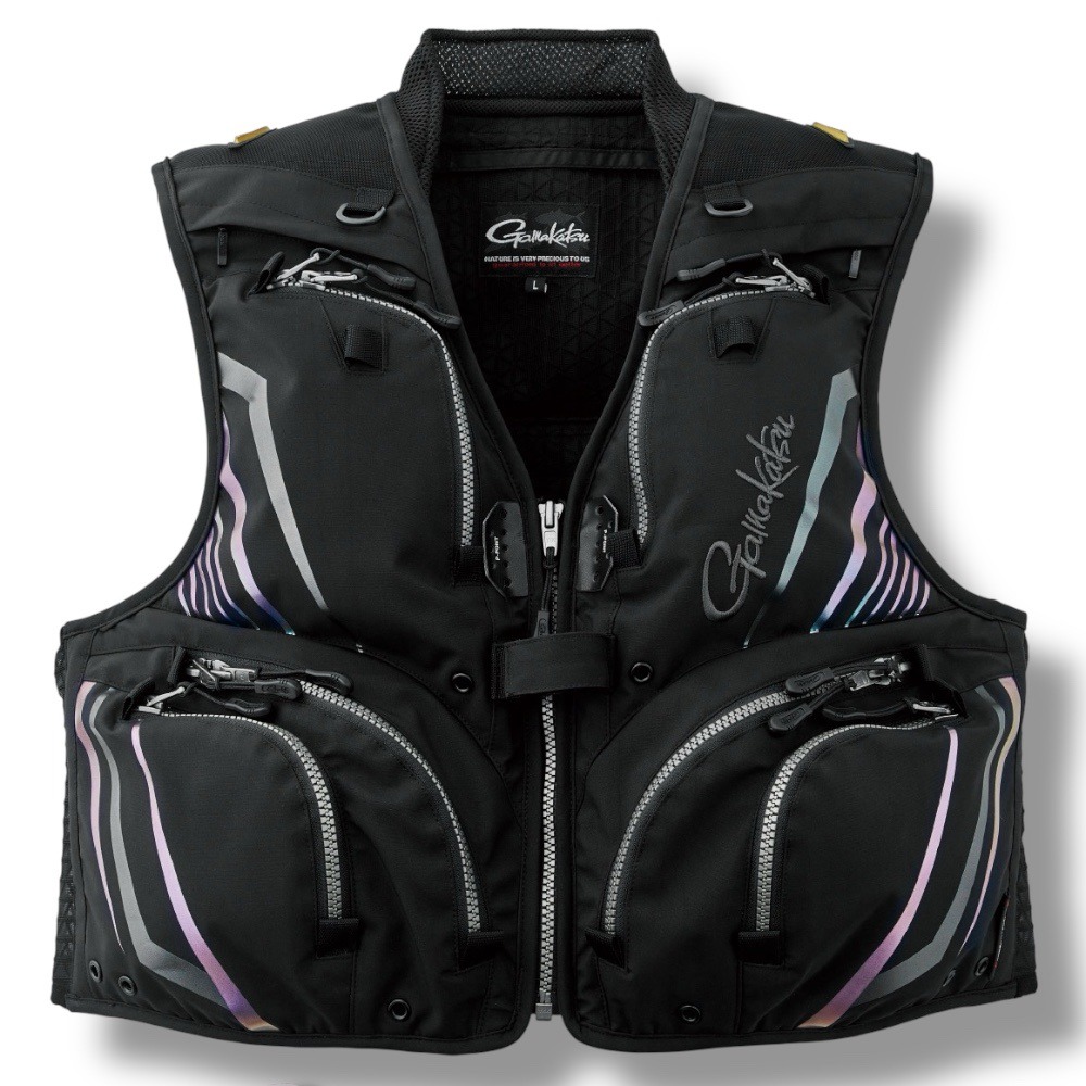 中壢鴻海釣具【gamakatsu】 GM-2331 半網狀釣魚背心 (25年款) GM2331 香魚背心-規格圖9