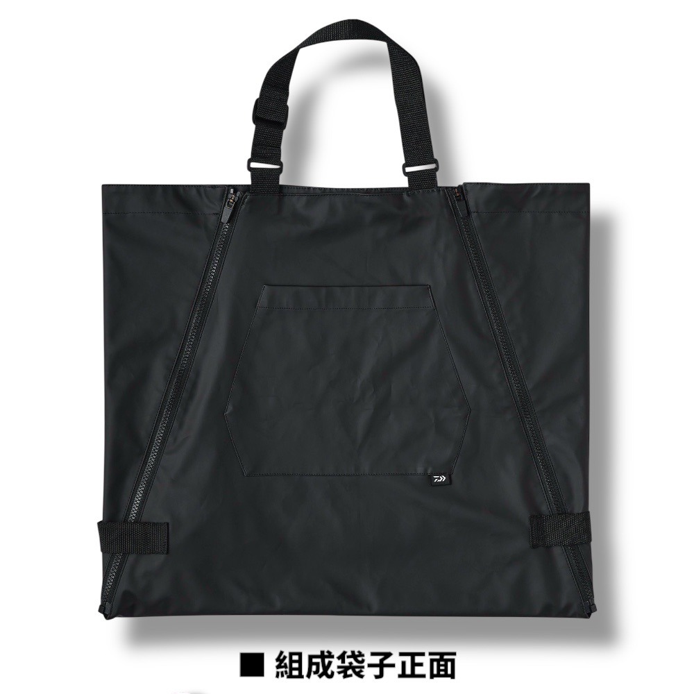 中壢鴻海釣具【DAIWA】DA-6525 黑色海洋圍裙托特包 FREE [25年款]-細節圖4