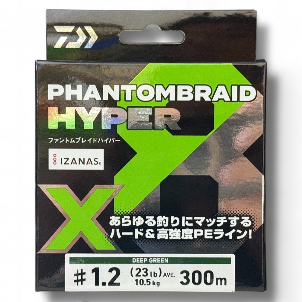 中壢鴻海釣具【DAIWA】釣線 PHANTOM BRAID HYPERx8 150M/200M/300M PE線-規格圖10