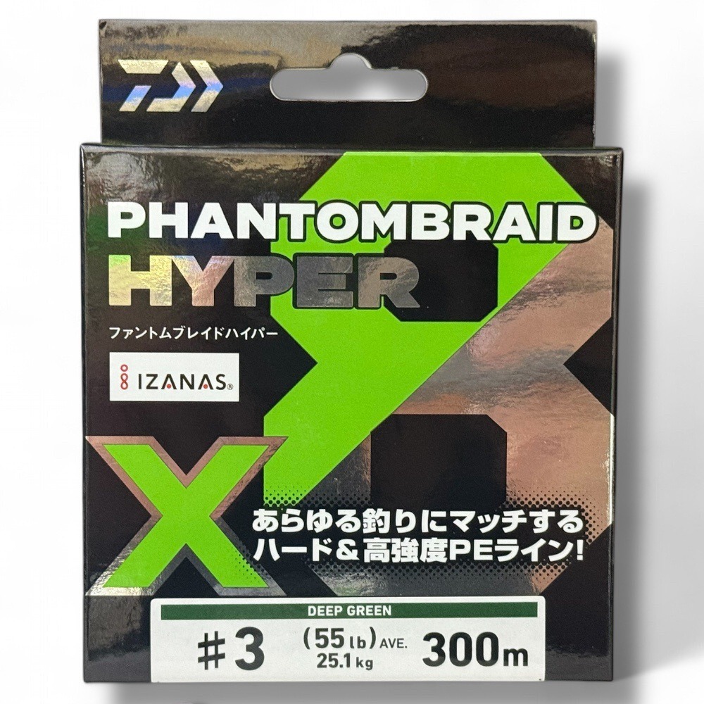 中壢鴻海釣具【DAIWA】釣線 PHANTOM BRAID HYPERx8 150M/200M/300M PE線-規格圖10