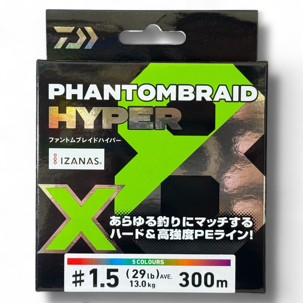中壢鴻海釣具【DAIWA】釣線 PHANTOM BRAID HYPERx8 100/150/200/300M PE線-規格圖11
