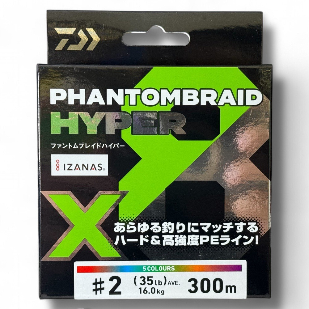 中壢鴻海釣具【DAIWA】釣線 PHANTOM BRAID HYPERx8 100/150/200/300M PE線-規格圖11