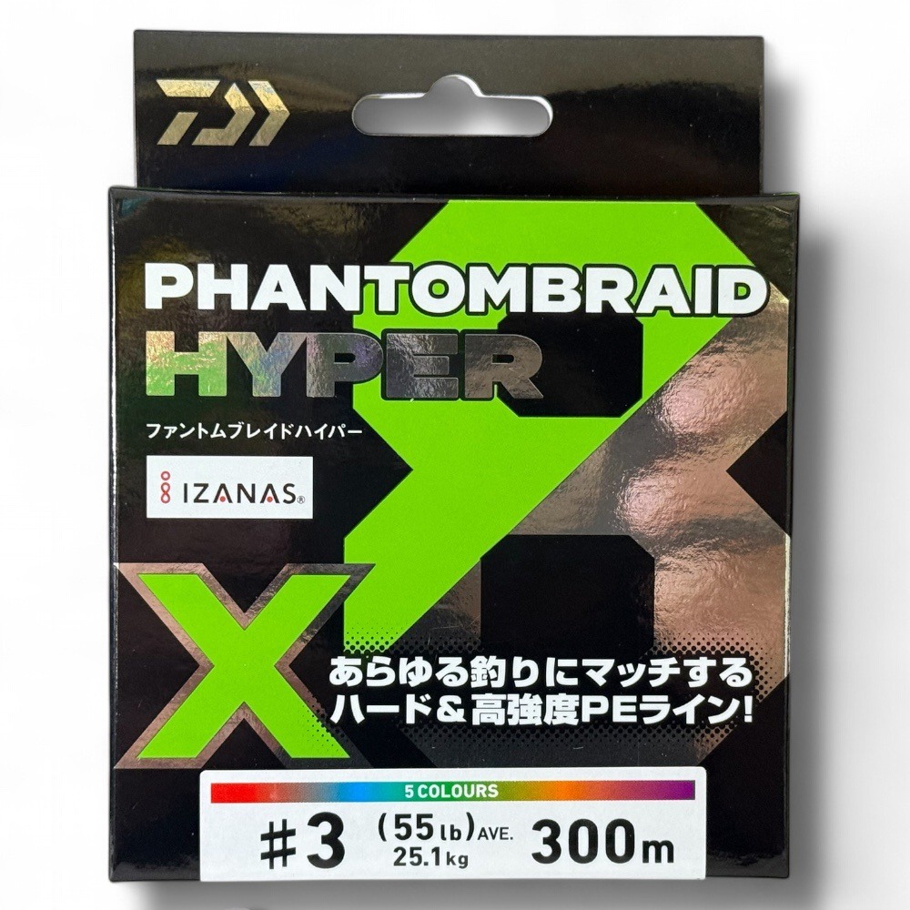 中壢鴻海釣具【DAIWA】釣線 PHANTOM BRAID HYPERx8 100/150/200/300M PE線-規格圖11