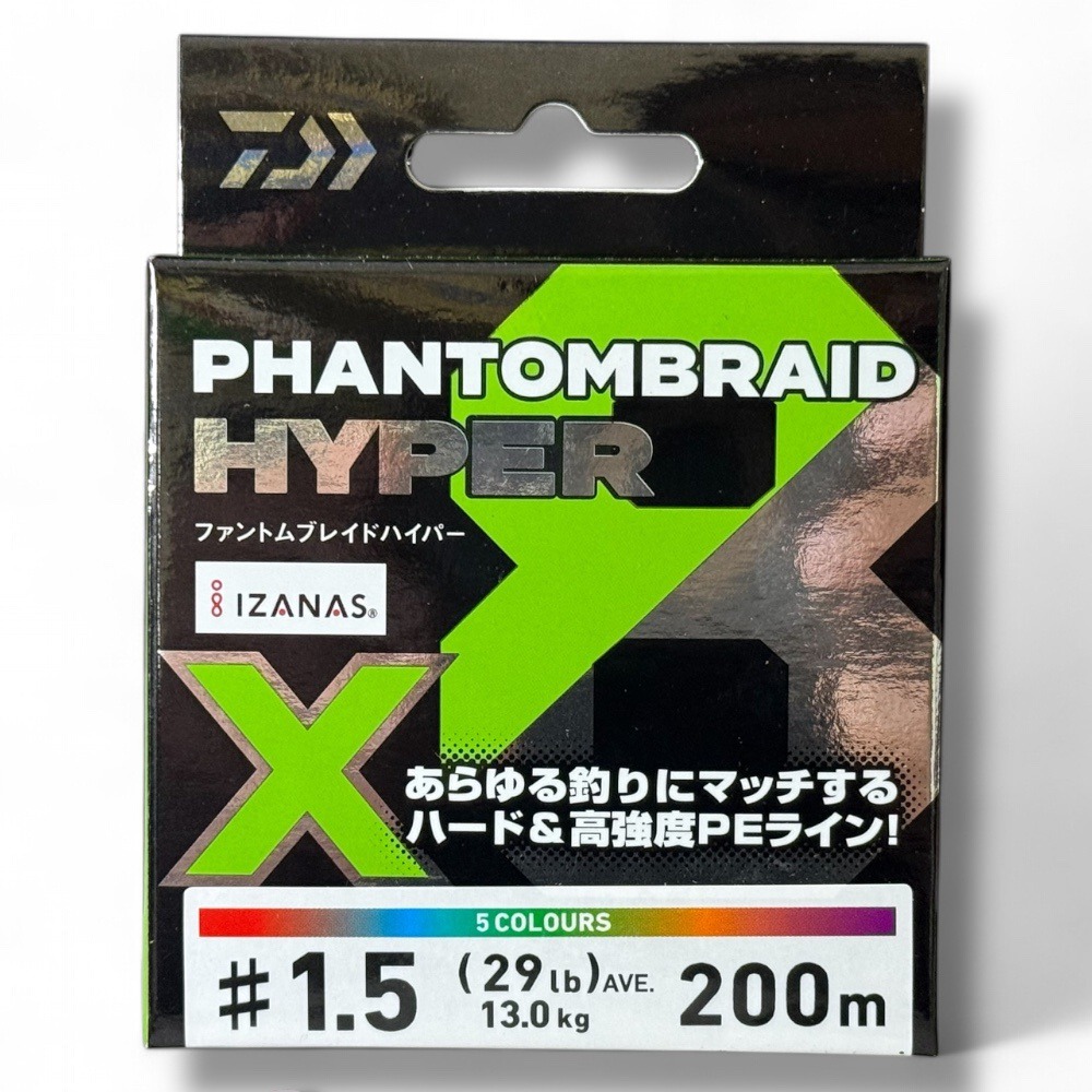 中壢鴻海釣具【DAIWA】釣線 PHANTOM BRAID HYPERx8 100/150/200/300M PE線-規格圖11