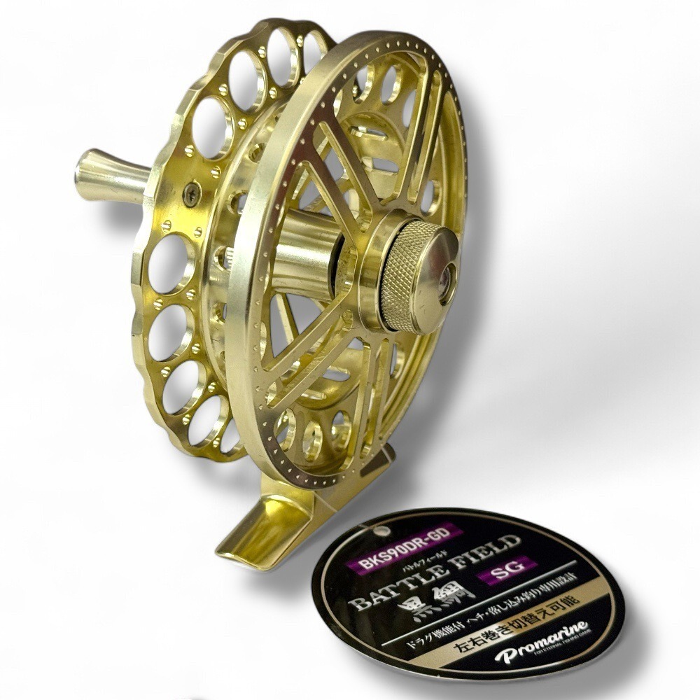 中壢鴻海釣具【PRO MARINE】 BKS90DR 黑鯛SG前打輪 有剎車 捲線器-細節圖2