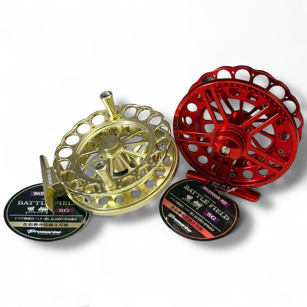 中壢鴻海釣具【PRO MARINE】 BKS90DR 黑鯛SG前打輪 有剎車 捲線器-細節圖6