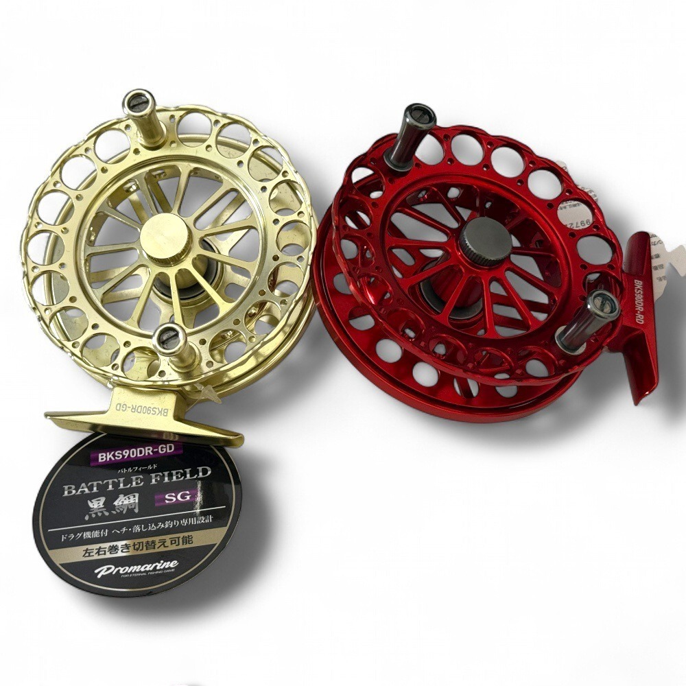 中壢鴻海釣具【PRO MARINE】 BKS90DR 黑鯛SG前打輪 有剎車 捲線器-細節圖7