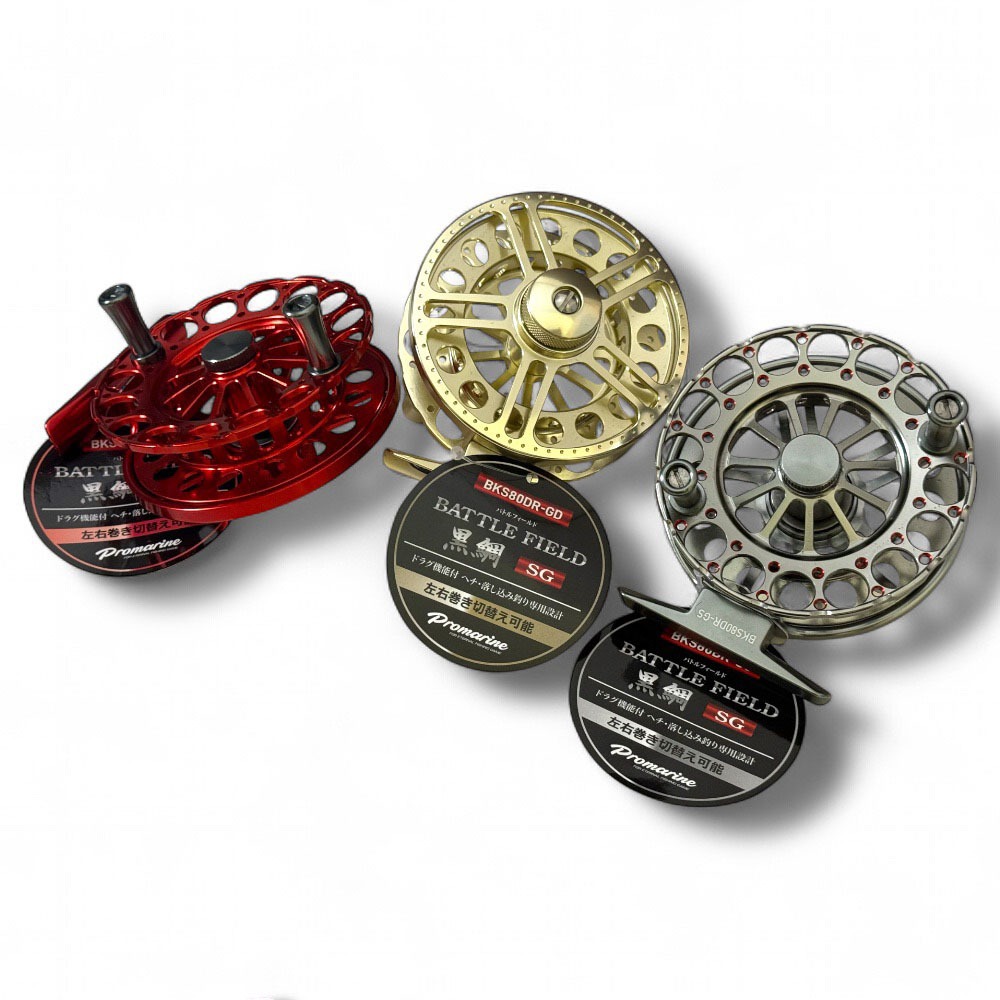 中壢鴻海釣具【PRO MARINE】 BKS80DR 黑鯛SG前打輪 有剎車-細節圖8