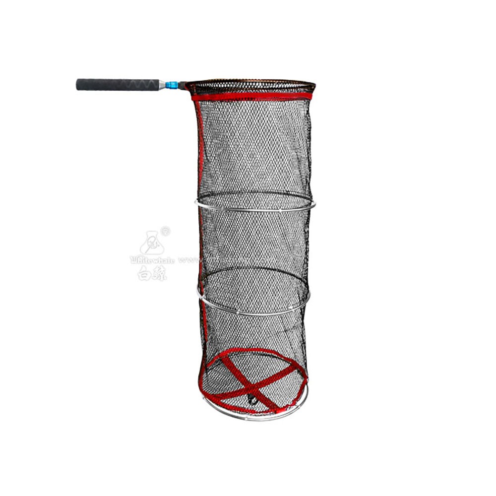 中壢鴻海釣具【白鯨】白鯨蝦戰網(白鐵框) 3尺4環+1尺框(網袋+快拆自重棒)-細節圖3