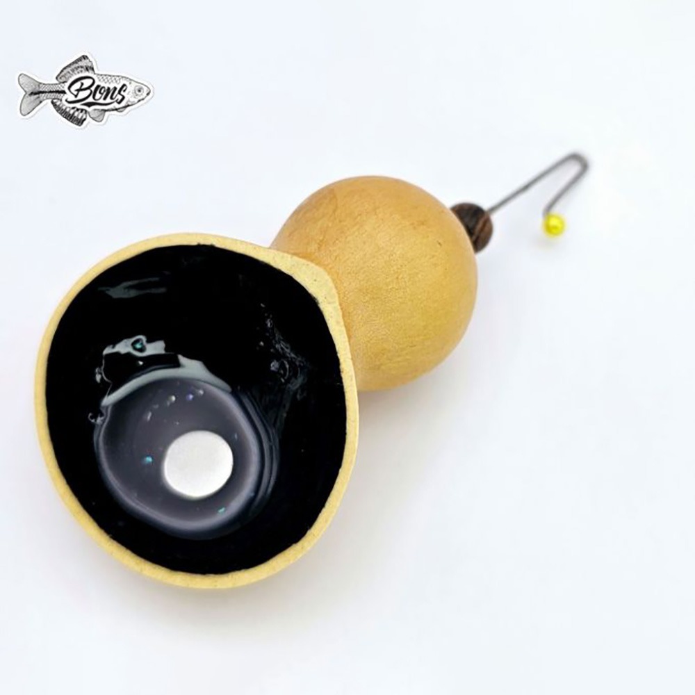 中壢鴻海釣具【BONS】葫蘆拉餌盤 餌料盤 葫蘆型-細節圖2