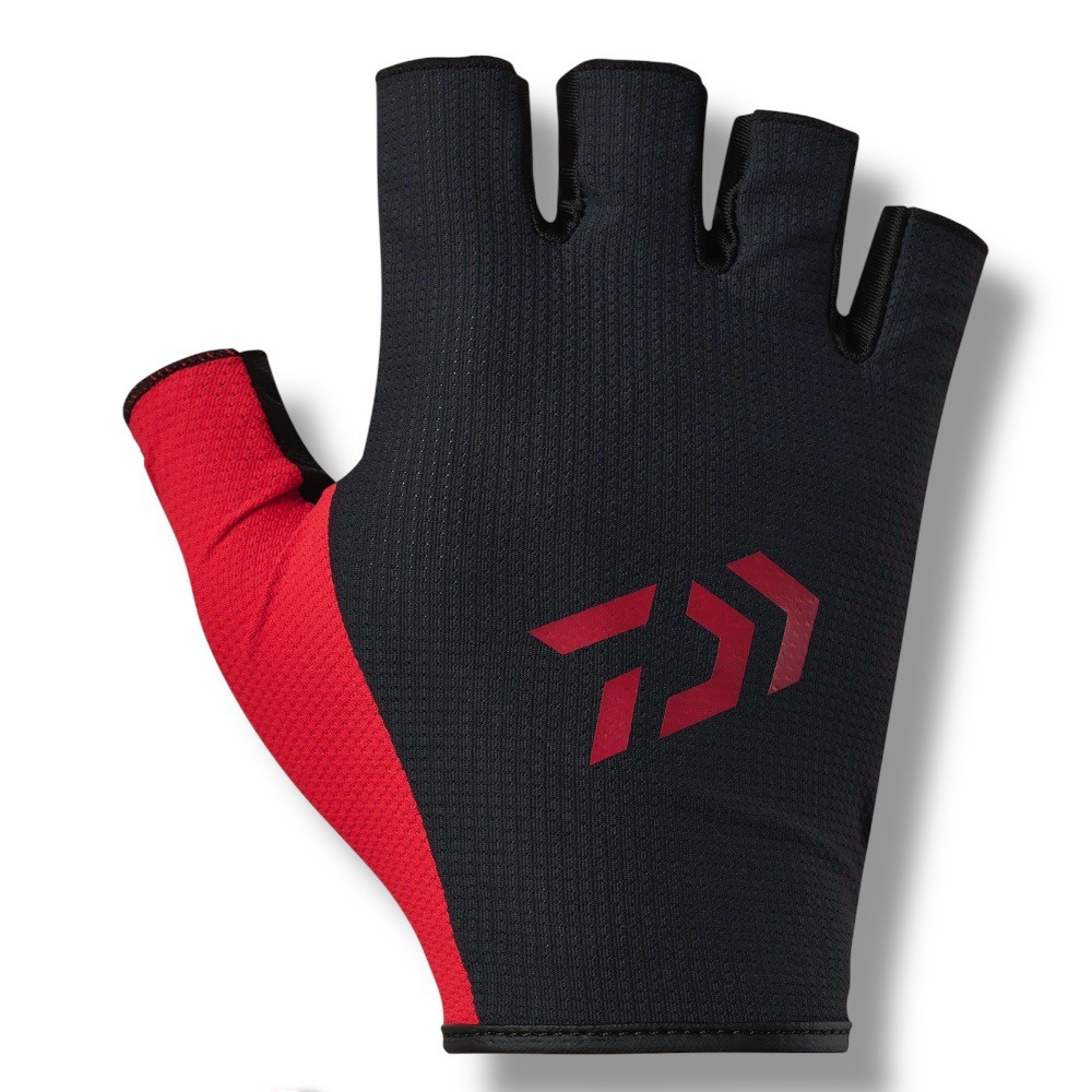 中壢鴻海釣具【DAIWA】DG-6525 黑色/迷彩黑 吸水速乾露五指手套 [25年款] 釣魚手套-細節圖2