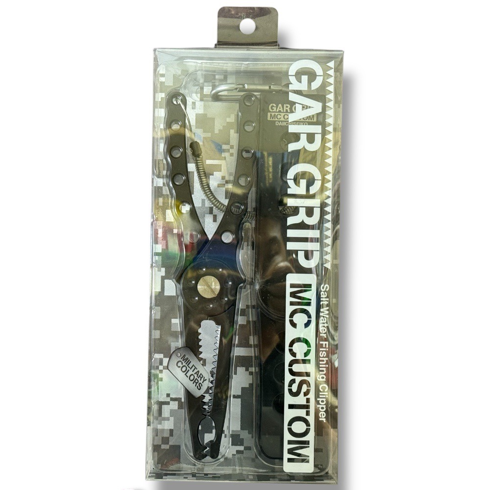 中壢鴻海釣具【DAIICHISEIKO】第一精工 GAR GRIP MC 魚夾#黑色-細節圖2