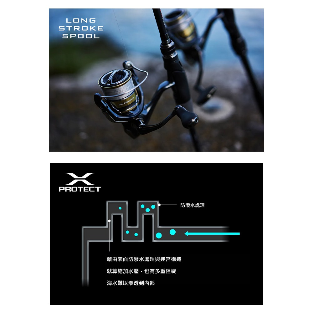 中壢鴻海釣具【SHIMANO】 ULTEGRA 泛用型 紡車捲線器 (25年款) 磯釣 海釣 路亞-細節圖4