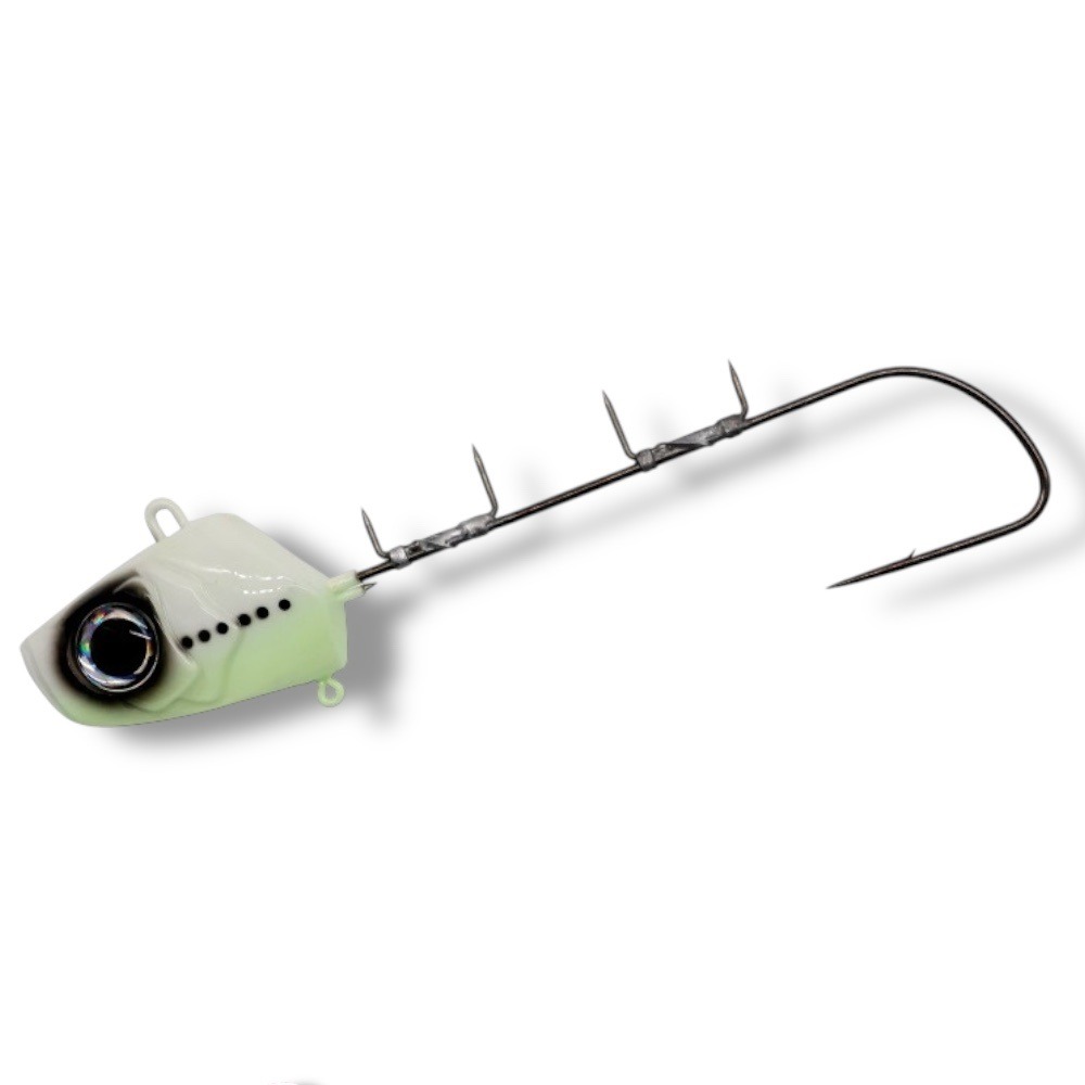 中壢鴻海釣具【Hayabusa】SW417 瞬貫船用天亞速掛型II 白帶天亞 太刀魚-細節圖2