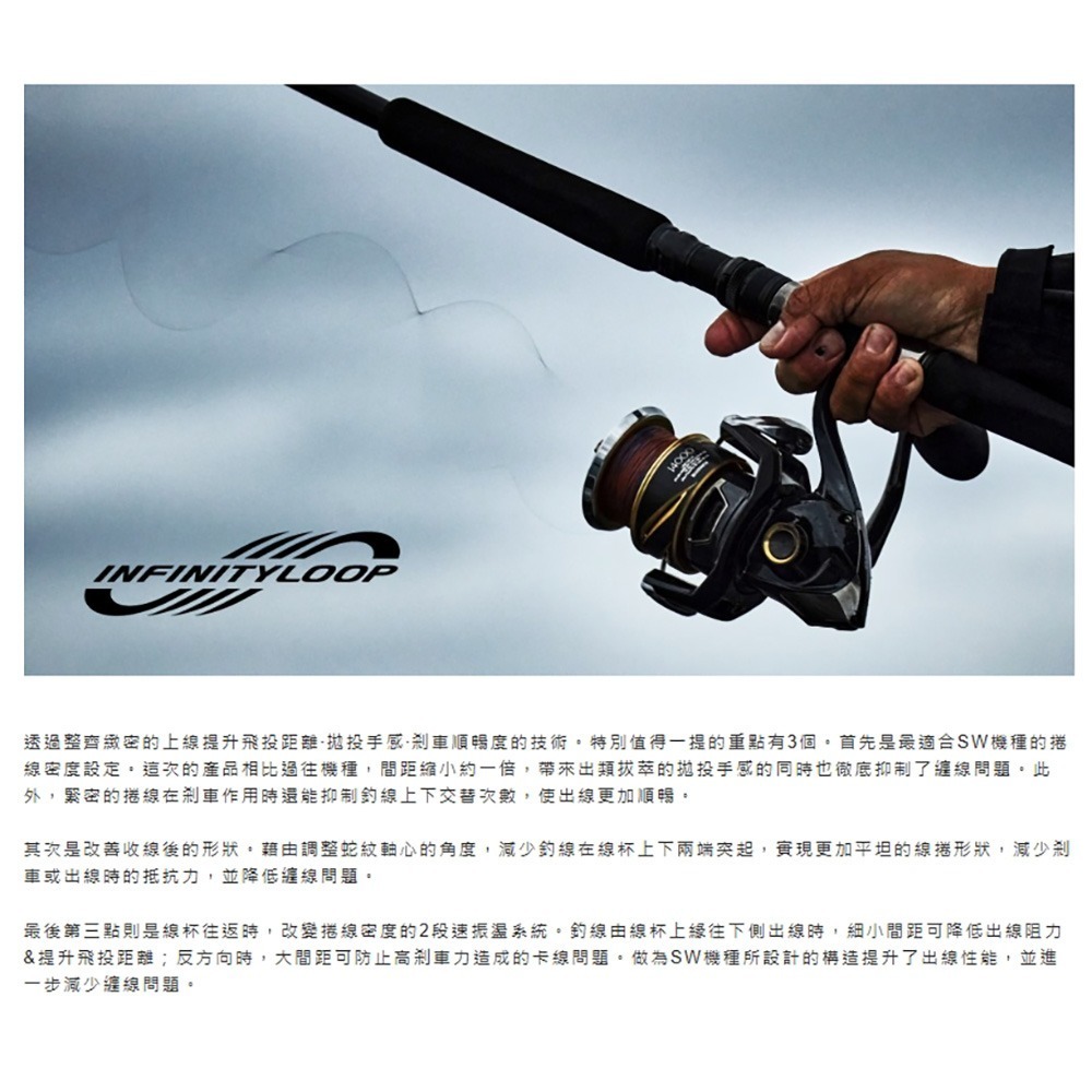 中壢鴻海釣具【SHIMANO】 STELLA SW  紡車捲線器 (25年款)-細節圖3