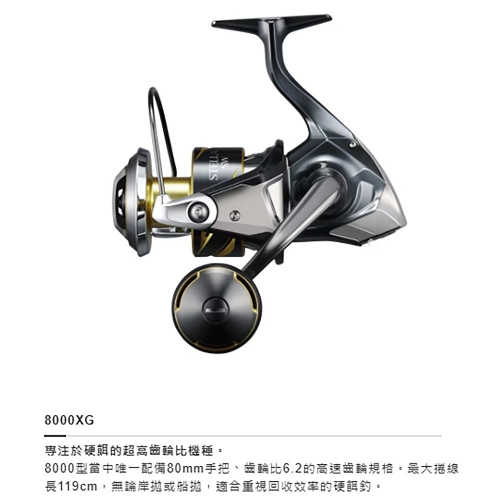 中壢鴻海釣具【SHIMANO】 STELLA SW  紡車捲線器 (25年款)-規格圖11