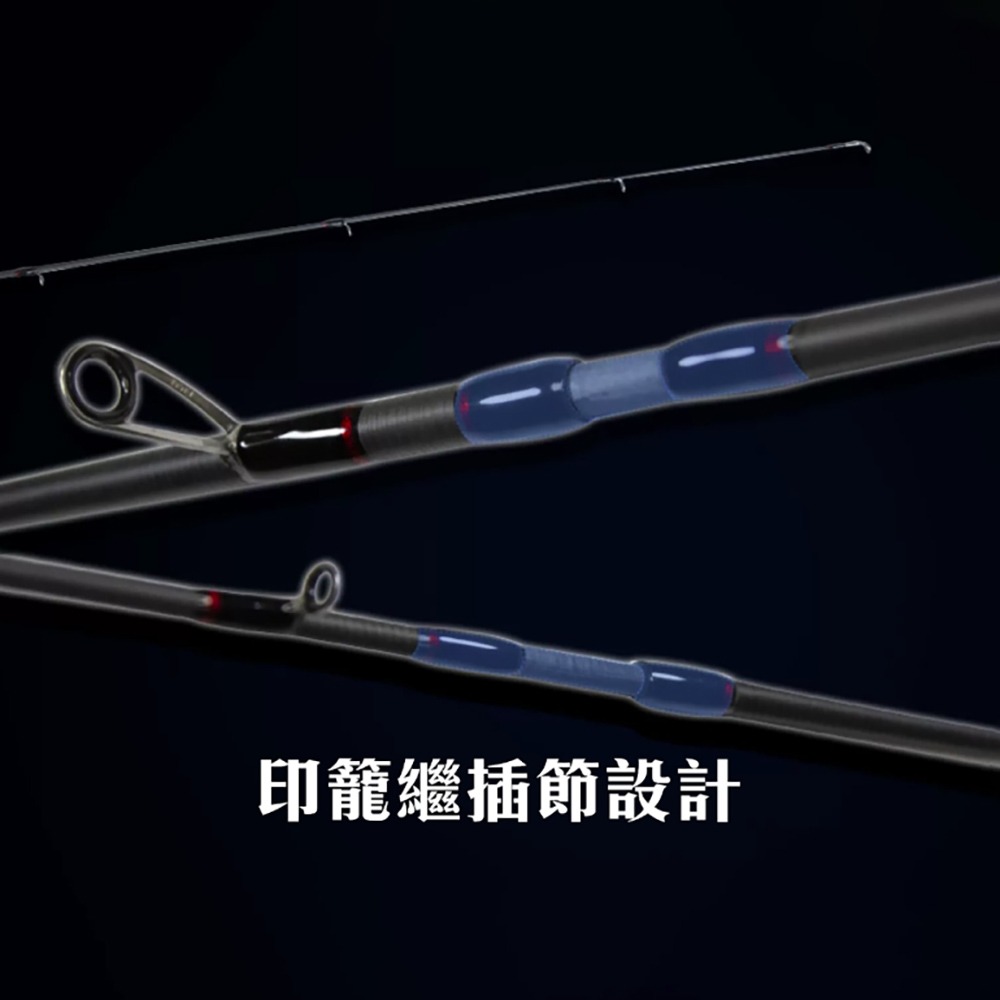 中壢紅海釣具【KUYING】酷影 自由行者 直柄 槍柄多節旅行竿-細節圖6