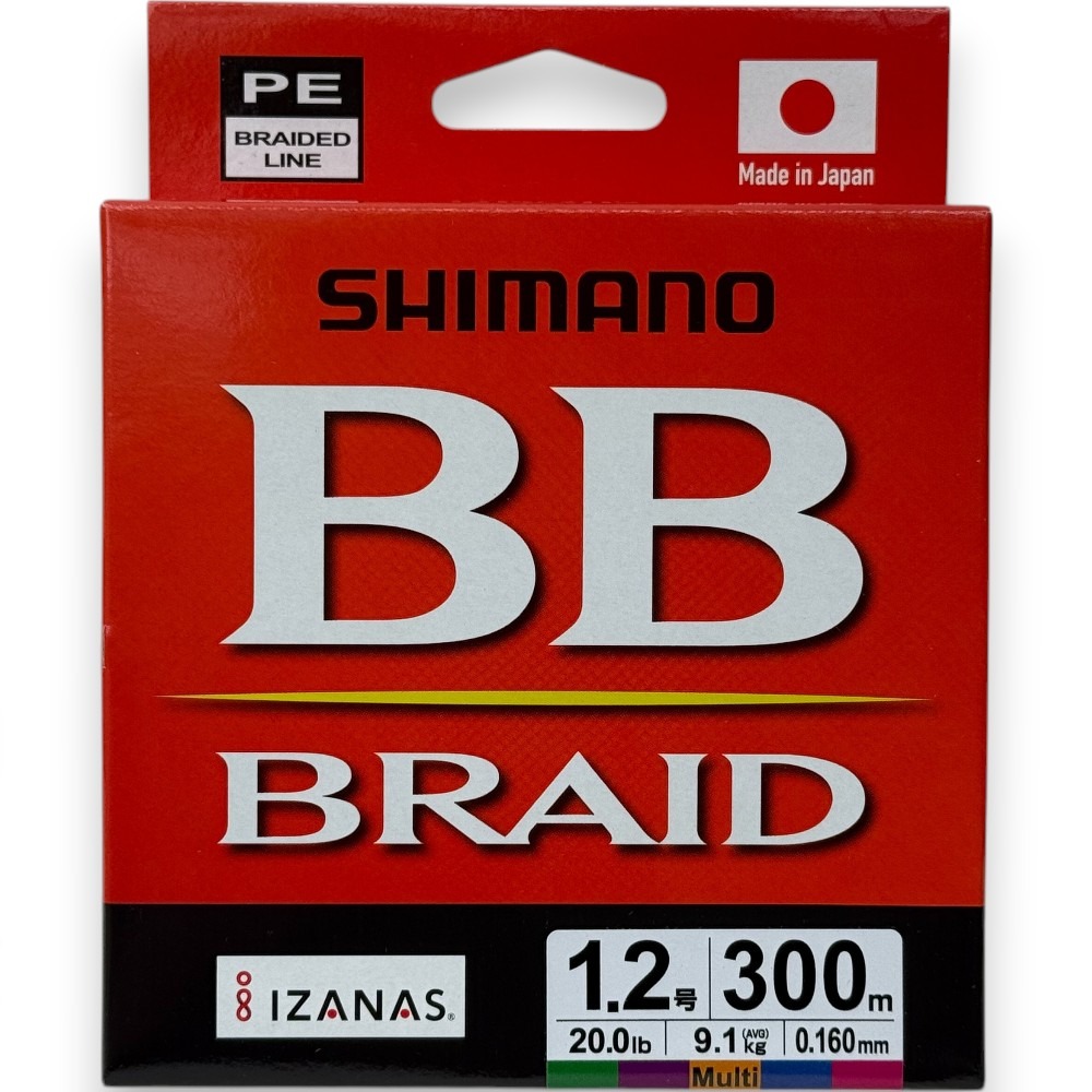 中壢紅海釣具【SHIMANO】 BB BRAID LD-M74Y 五色PE線-300m (25年款)-規格圖11