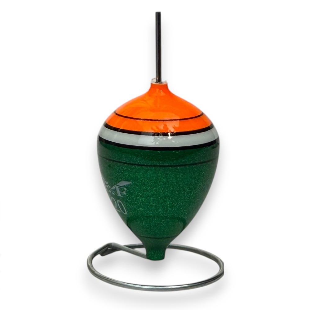 中壢紅海釣具【Eagle-Fly 展鷹】Y-61 西瓜(手工阿波)-橘頭綠身 釣蝦阿波-細節圖2