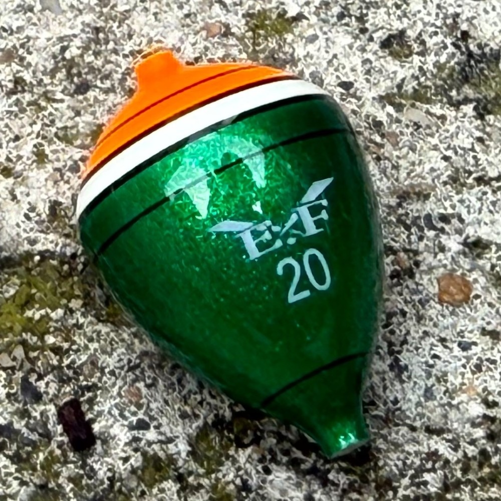 中壢紅海釣具【Eagle-Fly 展鷹】Y-61 西瓜(手工阿波)-橘頭綠身 釣蝦阿波-細節圖3