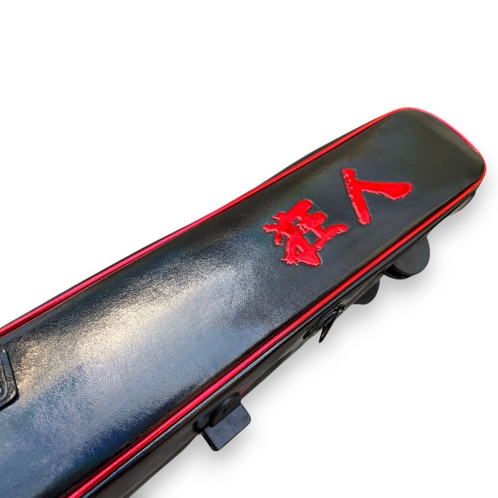 中壢紅海釣具【吉作】釣魚鬪魂 狂人幻彩三層竿袋 釣魚竿袋-細節圖5