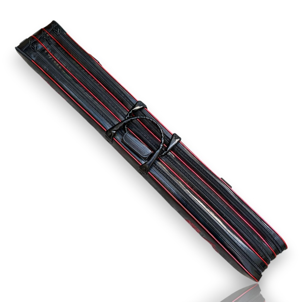 中壢紅海釣具【吉作】釣魚鬪魂 狂人幻彩三層竿袋 釣魚竿袋-細節圖7