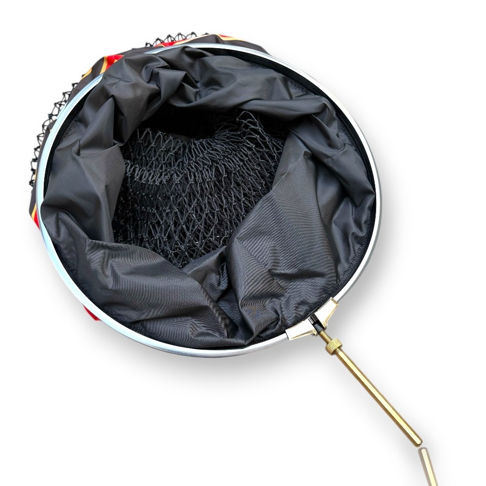 中壢紅海釣具【吉作】釣魚鬪魂 狂人8呎戰鬥網 (紅黑伽馬款)-細節圖3