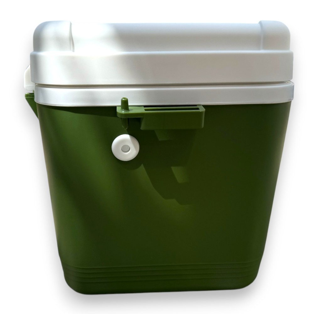 【中壢紅海釣具】全方位冰箱 8L藍色 綠色活魚桶 活餌桶 附內網/小撈網/內盒/背帶-細節圖5