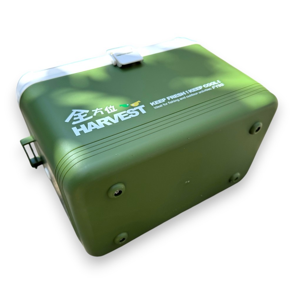 【中壢紅海釣具】全方位冰箱 8L藍色 綠色活魚桶 活餌桶 附內網/小撈網/內盒/背帶-細節圖6