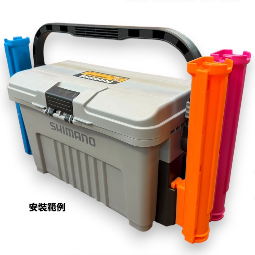 中壢紅海釣具【RING STAR】 D-4300 珍珠藍×黑色 炭灰色×黑色 工具箱 整理箱(CS-001Y同款)-細節圖11