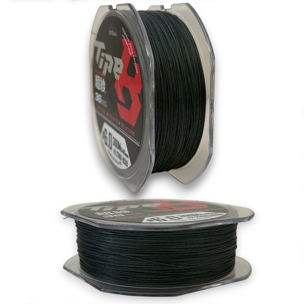 中壢紅海釣具【amika】超紗 8股36針 鈦合金粒子 灰色PE線 耐磨PE線 300M-細節圖2