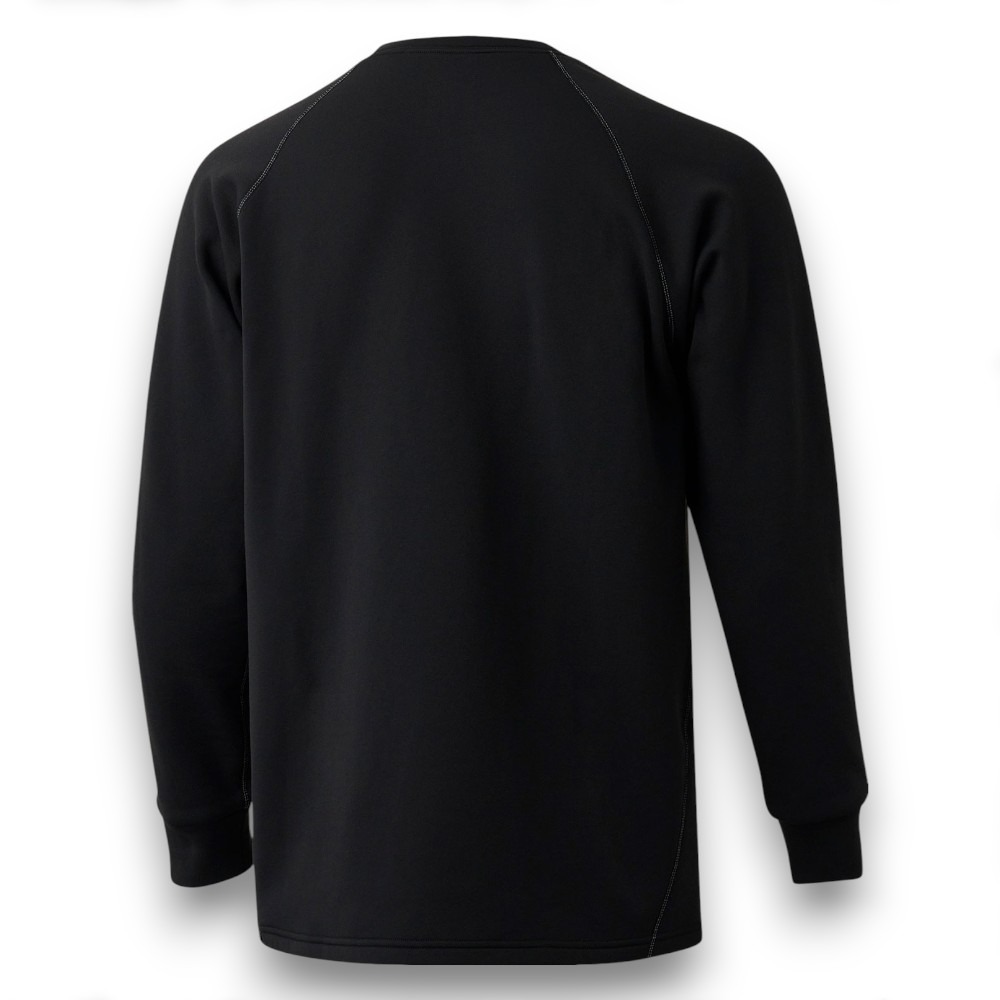 中壢紅海釣具【DAIWA】 DU-3125S 極厚型DANROTECH 黑色圓領保暖內搭衣 (25年秋冬款) 發熱衣-細節圖3