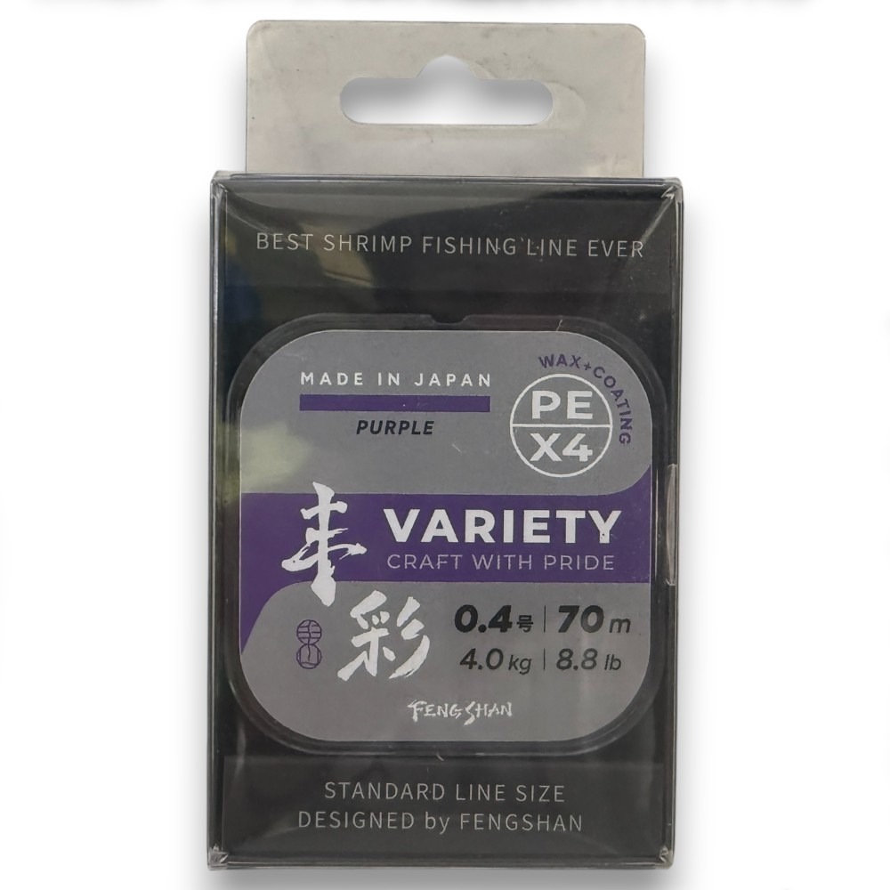 中壢紅海釣具【FENGSHAN 丰山】 丰彩 VARIETY PE X4 70M 頂規釣蝦PE線-規格圖8
