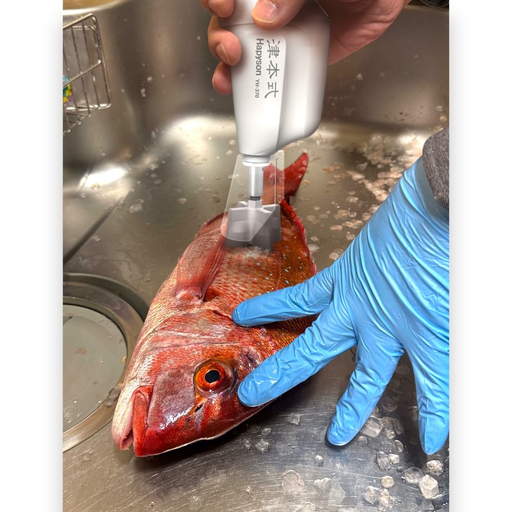 中壢紅海釣具【Hapyson×津本式】YH-370 充電刮鱗器 去鱗器 刨鱗器 磨刀器-細節圖10