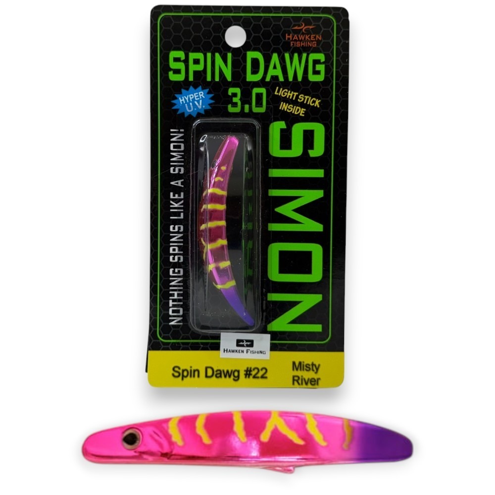 中壢紅海釣具【HAWKEN FISHING】SPIN DAWG 美國弓角 3.0 中通弓角 旋轉魚 彎彎魚-規格圖9