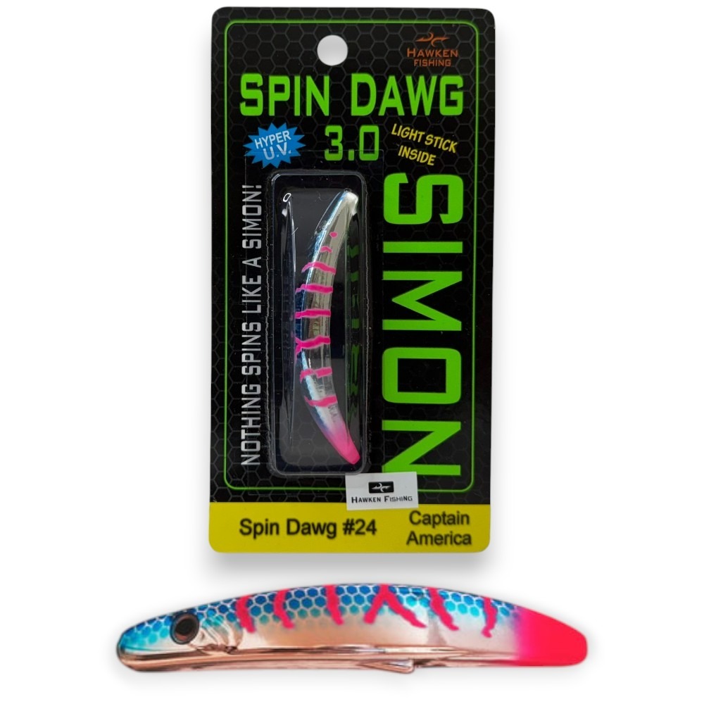 中壢紅海釣具【HAWKEN FISHING】SPIN DAWG 美國弓角 3.0 中通弓角 旋轉魚 彎彎魚-規格圖9