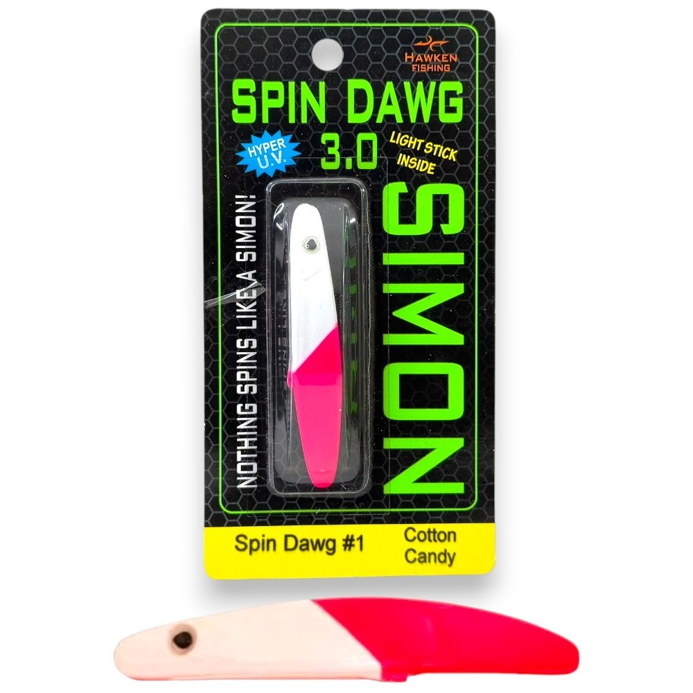 中壢紅海釣具【HAWKEN FISHING】SPIN DAWG 美國弓角 3.0 中通弓角 旋轉魚 彎彎魚-規格圖9