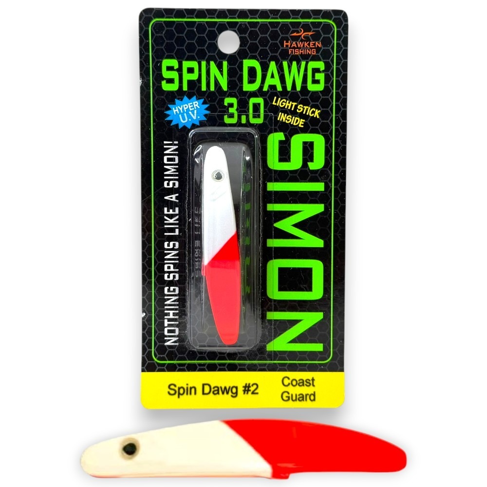中壢紅海釣具【HAWKEN FISHING】SPIN DAWG 美國弓角 3.0 中通弓角 旋轉魚 彎彎魚-規格圖9